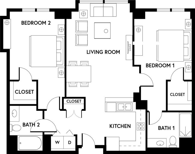 Burlington, MA Halstead Burlington Floor Plans Apartments in
